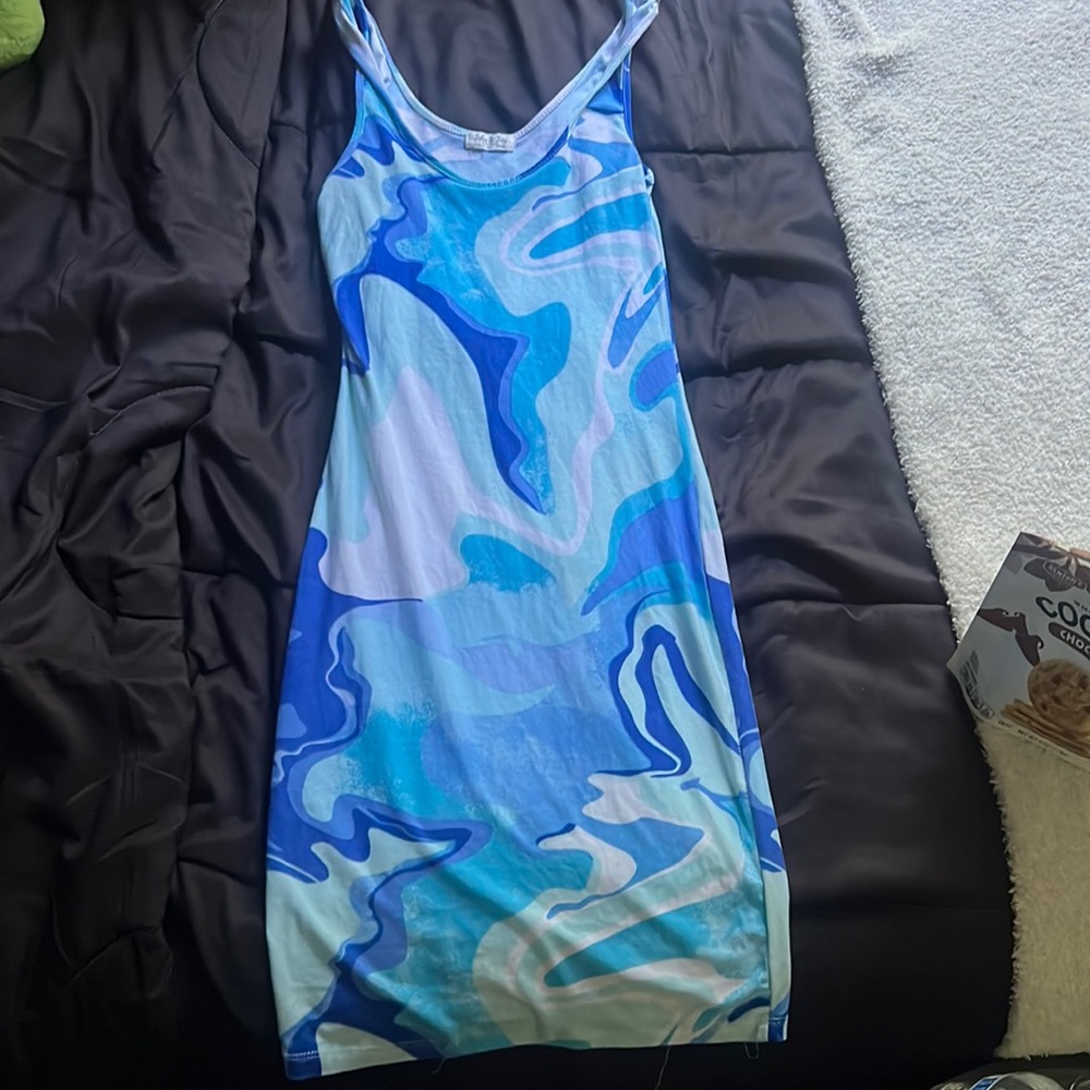Blue mini Dress